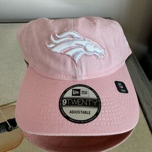 Brand New Pink New Era Denver Broncos Adjustable Ball Cap Hat